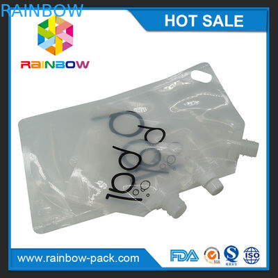 กระเป๋าไวน์ใส 4oz / 8oz / 16oz พร้อม BPA ฟรี