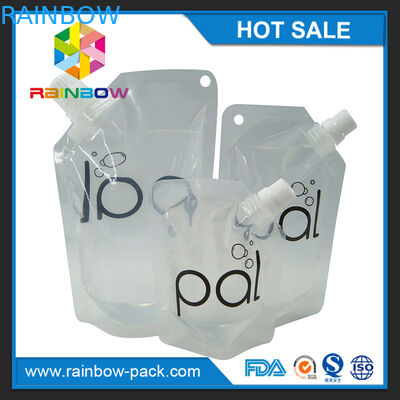กระเป๋าไวน์ใส 4oz / 8oz / 16oz พร้อม BPA ฟรี