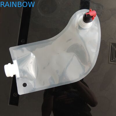 ร้อนขายคริสต์มาส stockings1L ไวน์ / เครื่องดื่ม / ผลไม้ถุงไวน์โปร่งใส