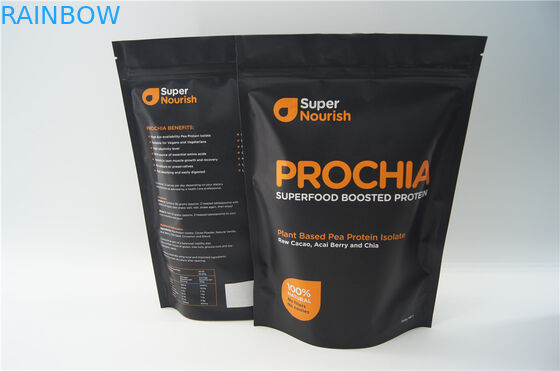 600 กรัม 1 กิโลกรัม OEM ซิปถุงบรรจุภัณฑ์อาหารถุงกระดาษคราฟท์สีน้ำตาลพร้อมหน้าต่าง / ซิป