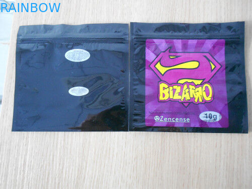 ถุงซิปล็อคสมุนไพรธูป Bizarro 10g ยืนถุงพวยด้วยรสชาติต่าง