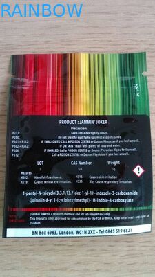 ถุงบรรจุธูปสมุนไพร ziplock พิมพ์สีสันสำหรับ Jamg Joker