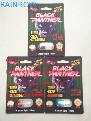 แคปซูลบรรจุภัณฑ์ทางเพศ 3D กระดาษการ์ด / ชายเพิ่มประสิทธิภาพทางเพศแพคเกจยายา