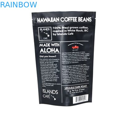 บรรจุภัณฑ์ถุงพลาสติกอลูมิเนียมฟอยล์แบบกำหนดเองถุงบรรจุกาแฟพร้อมวาล์ว 300 กรัม