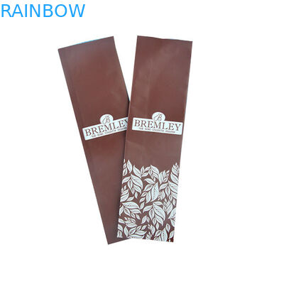อาหารเกรดด้านล่างแบน Eco Friendly Stand Up Pouches วาล์ว Degassing บรรจุภัณฑ์กาแฟ