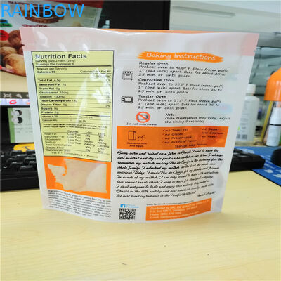 เม็กซิกันบราซิลพัฟชีสโลโก้ที่กำหนดเองถุงพลาสติกบรรจุภัณฑ์คุกกี้พัฟชีสบราซิล