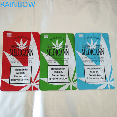 Cbd Thc Fudge เมล็ดถุงพลาสติกผนึกความร้อน, ซองอลูมิเนียมฟอยล์สำหรับ Cbd Gummy