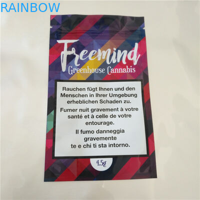 Cbd Thc Fudge เมล็ดถุงพลาสติกผนึกความร้อน, ซองอลูมิเนียมฟอยล์สำหรับ Cbd Gummy