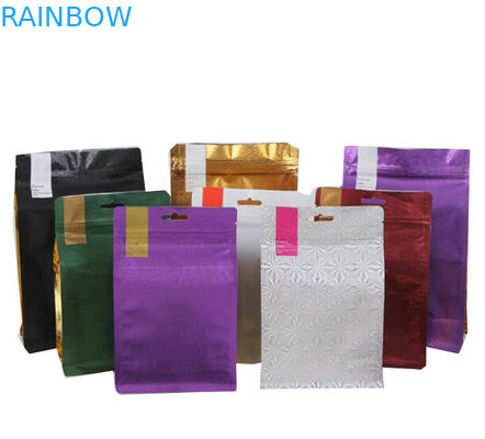 ขายส่งอลูมิเนียมฟอยล์ดีบุกผูกบล็อกแบนด้านล่างถุงบรรจุภัณฑ์กาแฟที่มีวาล์ว degassing 500 กรัม 1 กิโลกรัม