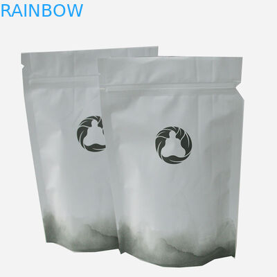 โรงงานประเทศจีนความร้อนผนึกพิมพ์โลโก้ผสมยืนขึ้นที่กำหนดเองฟอยล์อาหารกาแฟถุงชากระเป๋า 1 กิโลกรัม 500 กรัมด้วย Zipp