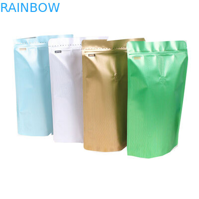 ที่กำหนดเองพิมพ์แมตต์คั่วเมล็ดกาแฟบรรจุภัณฑ์ถุงยืนขึ้นกระเป๋าอลูมิเนียมถุงบรรจุภัณฑ์กาแฟ 250 กรัมพร้อมวาล์ว