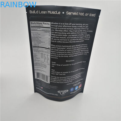 ถุงพลาสติกพิมพ์แบบกำหนดเองบรรจุภัณฑ์ฟอยล์ลามิเนต Mylar Ziplock ถุงขนม