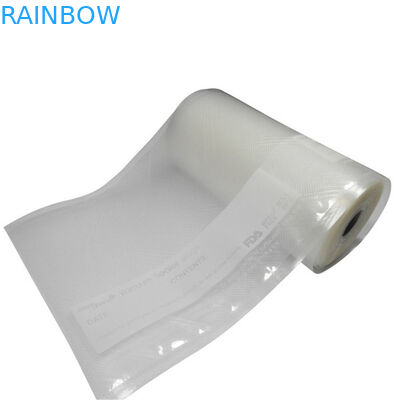 ฟิล์มบรรจุภัณฑ์อาหาร 11X50 4 ล้านนูนพาณิชย์ม้วนสูญญากาศเกรดเชิงพาณิชย์