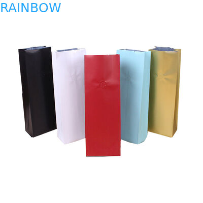 ตราประทับความร้อน 500g พื้นพลาสติกคั่วถุงบรรจุภัณฑ์ถุงกาแฟพร้อมวาล์ว