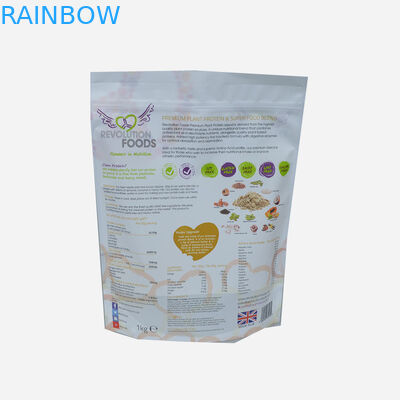วัสดุที่ได้รับการอนุมัติจาก fda พลาสติกลุกขึ้นยืนกระเป๋าถุงอลูมิเนียมฟอยล์ ziplock สำหรับบรรจุยาสูบ