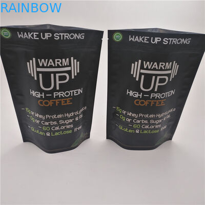 อาหารเกรดนำมาใช้ใหม่ลุกขึ้นยืนถุงพลาสติกบรรจุภัณฑ์ฟอยล์ถุงกาแฟ 250 กรัม 500 กรัม 1 กิโลกรัม