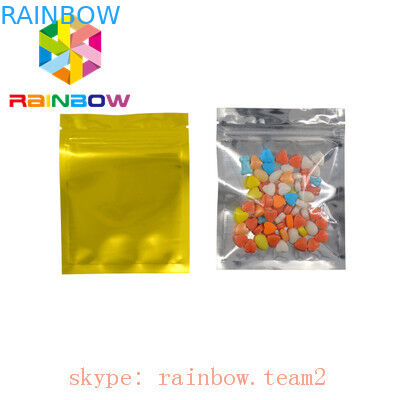 แผ่นฟอยล์ mylar ฟอยล์ปิดผนึกสามด้านแบน