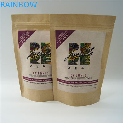 รูปทรงถุงกระดาษที่กำหนดเอง / ถุงบรรจุผงโปรตีนข้าว