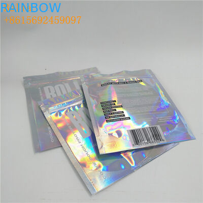 ถุงฟอยล์พิมพ์แบบกำหนดเองบรรจุภัณฑ์ซิปด้านหนึ่งใสเคลือบเงาสำหรับสาย USB