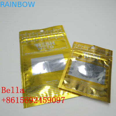 ถุงฟอยล์พิมพ์แบบกำหนดเองบรรจุภัณฑ์ซิปด้านหนึ่งใสเคลือบเงาสำหรับสาย USB