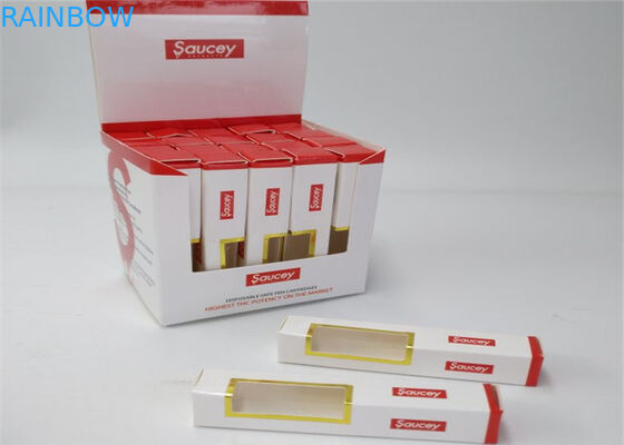 Vaporizer Iismooker บรรจุภัณฑ์กล่องกระดาษทิ้งสำหรับ Vape Pen Cartridge