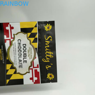 Stand Up Snack Bag Packaging สามด้านซีลรอบมุมมีซิป