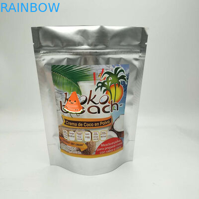 บรรจุภัณฑ์ถุงพลาสติกขนาดกำหนดเองยืนขึ้นถุงฟอยล์อลูมิเนียม