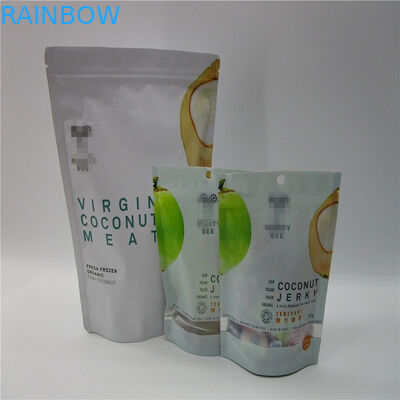 บรรจุภัณฑ์ถุงพลาสติกหน้าต่างโปร่งใสสำหรับซองน้ำตาลมะพร้าว