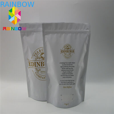 ลามิเนตลูมิเนียมฟอยล์บรรจุถุงพลาสติกความร้อนปิดผนึกถุงด้วยวาล์ว