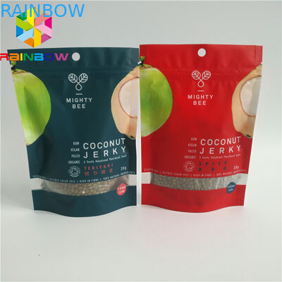 ฟอยล์ลามิเนตบรรจุถุงขนมขบเคี้ยวอาหารเกรด 100 - 150 ไมครอนความหนา