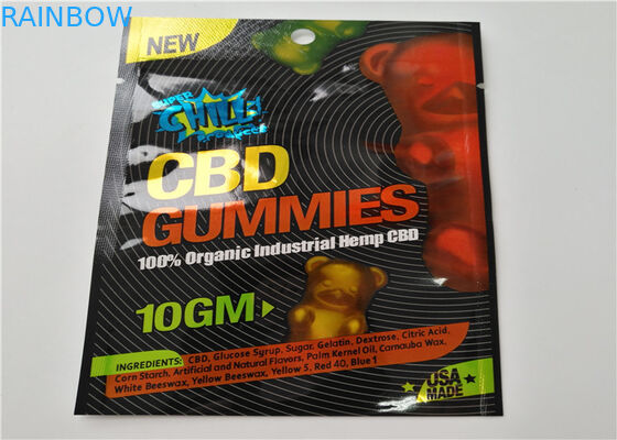 ลุกขึ้นยืนถุงฟอยล์อลูมิเนียมสำหรับบรรจุภัณฑ์ยา Rhino 7 Swag Platinum 15000