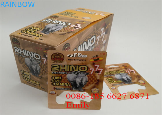 บรรจุภัณฑ์พุพองตุ่ม Goldreallas สีแดงประทับร้อนสำหรับอุตสาหกรรมยา