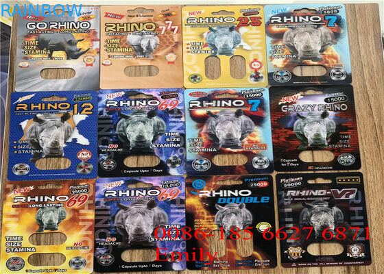 บรรจุภัณฑ์พุพองตุ่ม Goldreallas สีแดงประทับร้อนสำหรับอุตสาหกรรมยา