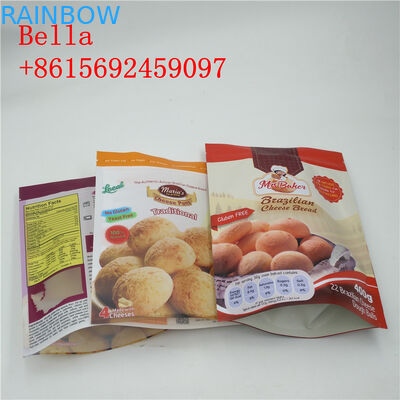 ซิปล็อคถุงบรรจุภัณฑ์ขนม SGS FAD รับรองด้านล่างชัดเจน