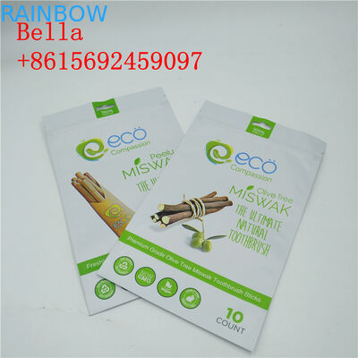 เคลือบด้าน Ziplock ถุงบรรจุภัณฑ์ขนมขบเคี้ยวหลักฐานความต้านทานการเจาะ