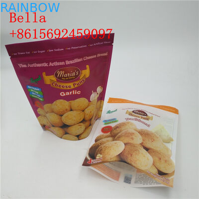 เคลือบด้าน Ziplock ถุงบรรจุภัณฑ์ขนมขบเคี้ยวหลักฐานความต้านทานการเจาะ