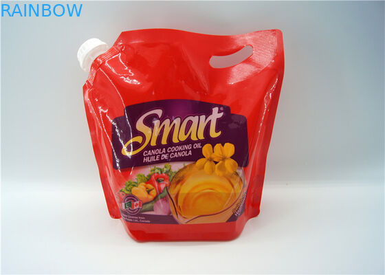 กระเป๋าใสเหลว Spout สำหรับบรรจุภัณฑ์เครื่องดื่ม / เครื่องดื่มให้พลังงาน