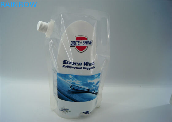 กระเป๋าใสเหลว Spout สำหรับบรรจุภัณฑ์เครื่องดื่ม / เครื่องดื่มให้พลังงาน