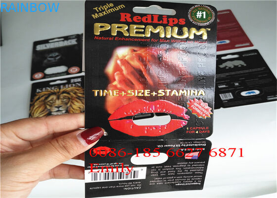 บรรจุภัณฑ์บัตรตุ่ม Rhino 69 x 12 ซม. พร้อมผิวมัน