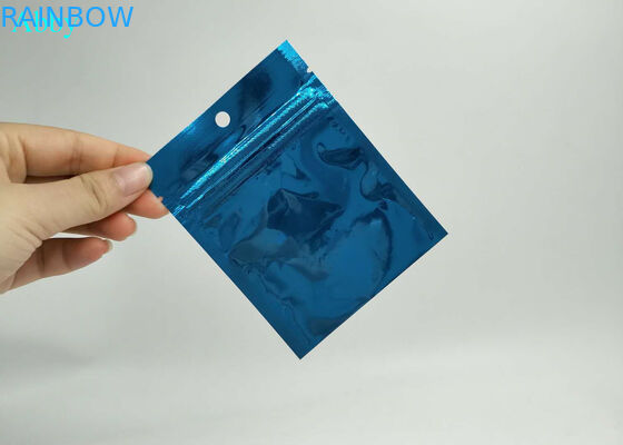 ฟอยล์พลาสติก Stand Up กระเป๋าบรรจุภัณฑ์สามด้านปิดผนึก CMYK สีสำหรับของขวัญ