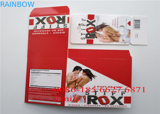 บรรจุภัณฑ์บัตรตุ่ม OEM สำหรับเพิ่มบรรจุภัณฑ์ Max Man Capsules