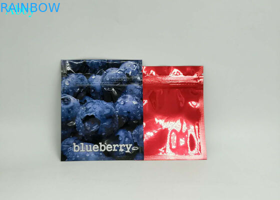 บรรจุภัณฑ์ถุงประทับตราฟอยล์ด้านข้างของ Thress, ถุงบรรจุภัณฑ์ฟอยล์ล็อคซิปสำหรับการทิ้งดอกไม้เมล็ดพันธุ์