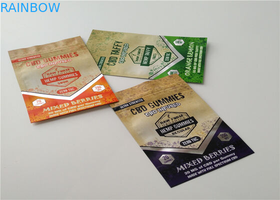 อลูมิเนียมฟอยล์บรรจุธูปสมุนไพรเคลือบ OPP วัสดุที่มีสีโปร่งใส