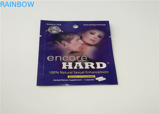บรรจุภัณฑ์ธูปสมุนไพรขนาดเล็กโลโก้ที่กำหนดเองพิมพ์ด้วยอลูมิเนียมชั้นเคลือบ