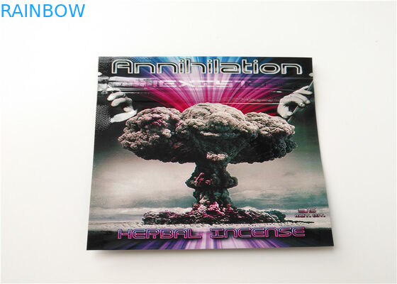 บรรจุภัณฑ์ธูปสมุนไพรขนาดเล็กโลโก้ที่กำหนดเองพิมพ์ด้วยอลูมิเนียมชั้นเคลือบ