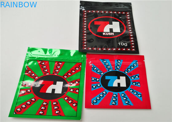 บรรจุภัณฑ์ธูปสมุนไพรขนาดเล็กโลโก้ที่กำหนดเองพิมพ์ด้วยอลูมิเนียมชั้นเคลือบ