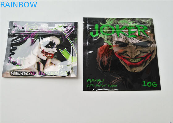 บรรจุภัณฑ์ธูปสมุนไพรขนาดเล็กโลโก้ที่กำหนดเองพิมพ์ด้วยอลูมิเนียมชั้นเคลือบ