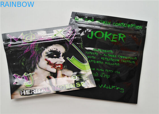 บรรจุภัณฑ์ธูปสมุนไพรขนาดเล็กโลโก้ที่กำหนดเองพิมพ์ด้วยอลูมิเนียมชั้นเคลือบ