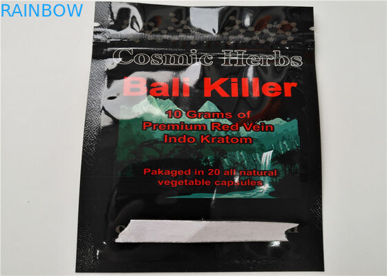 บรรจุภัณฑ์ธูปสมุนไพรขนาดเล็กโลโก้ที่กำหนดเองพิมพ์ด้วยอลูมิเนียมชั้นเคลือบ