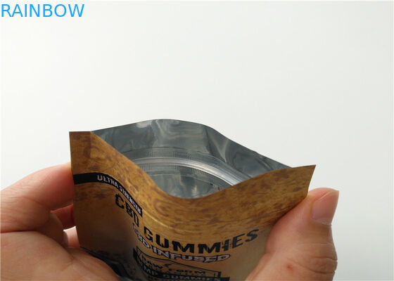 บรรจุภัณฑ์ธูปสมุนไพรขนาดเล็กโลโก้ที่กำหนดเองพิมพ์ด้วยอลูมิเนียมชั้นเคลือบ
